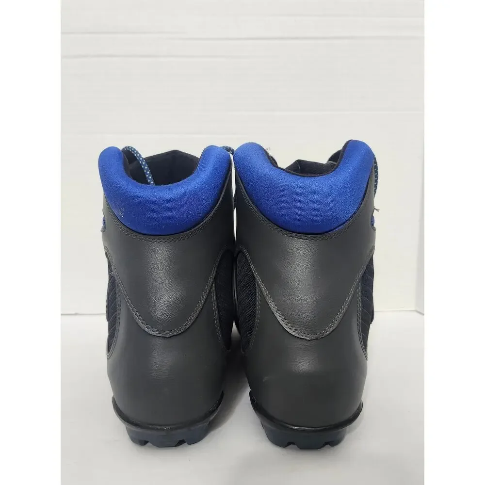 Trak NNN Cross Country Ski Boots Vintage Grey Blue Men's Size 12 Nordic Shoes